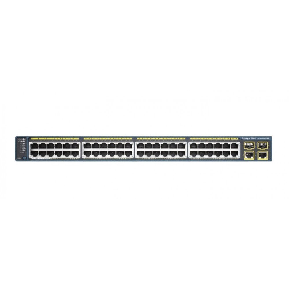 Switch Cisco Catalyst 2960X POE 48 portas Gigabit WS-C2960X-48LPS-L